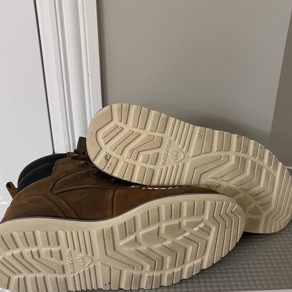 Wolverine Men's Tan Leather Boots - Picture 3 of 6